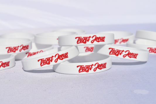 WHITE/RED REMINDER BAND