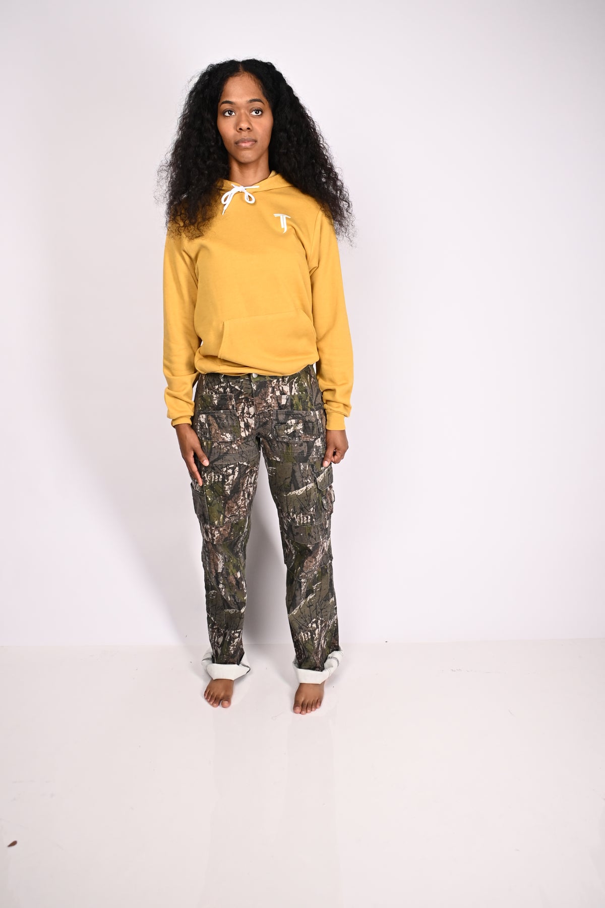 PRIEMIUM HOODIE - MUSTARD