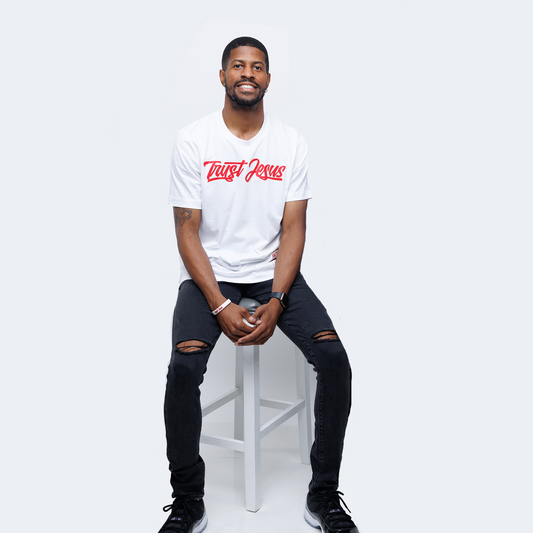 TRUST JESUS WHITE T-SHIRT