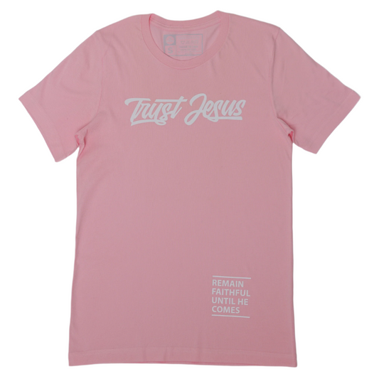 TRUST JESUS PINK T-SHIRT