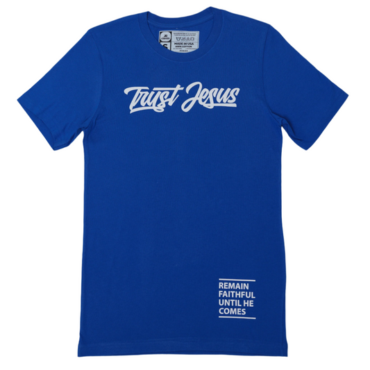 TRUST JESUS ROYAL T-SHIRT